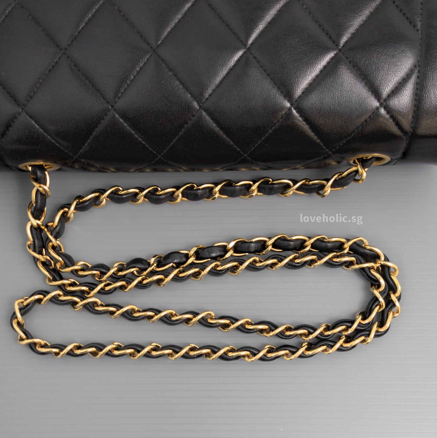 Diana Medium | Black Lambskin 24K Gold Hardware