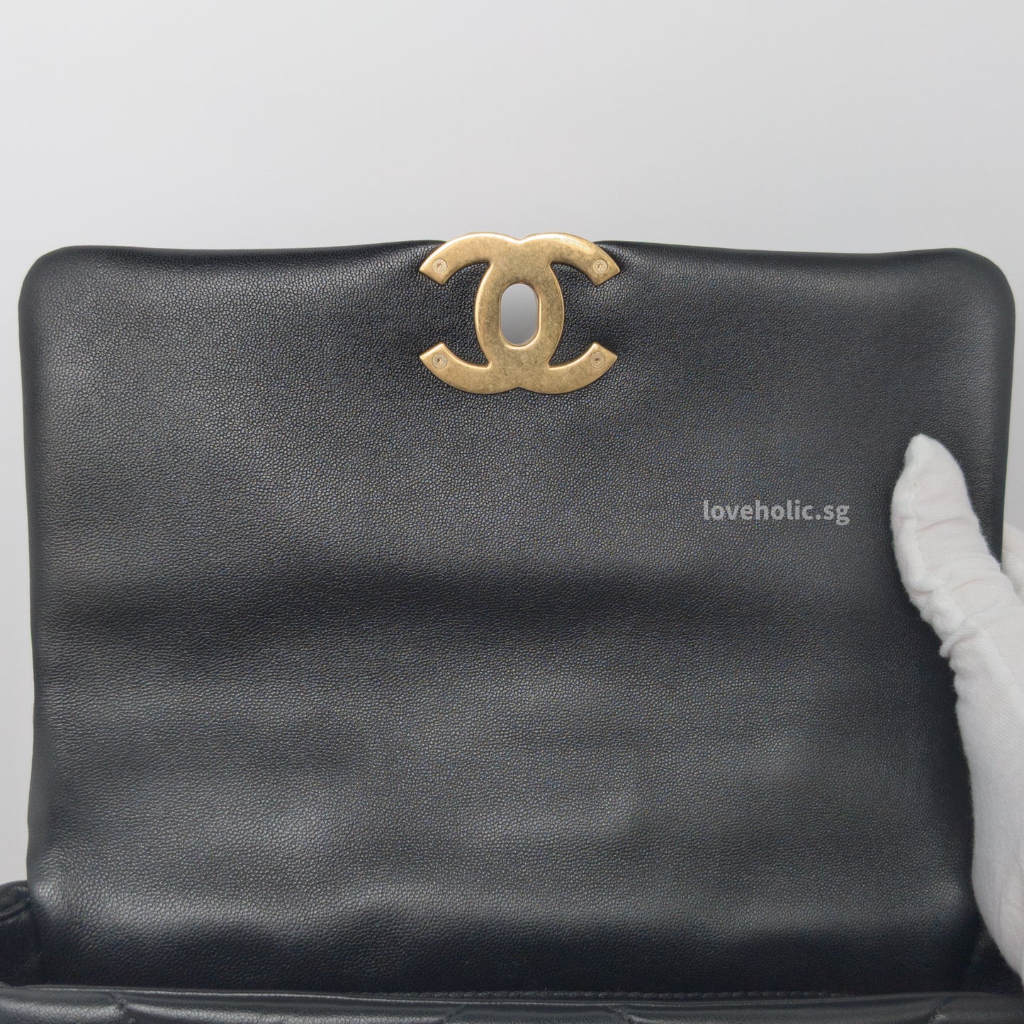 Chanel 19 Small | Black Lambskin Multicolored Hardware