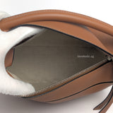 Loewe Puzzle Small | Tan Calfskin Silver Hardware