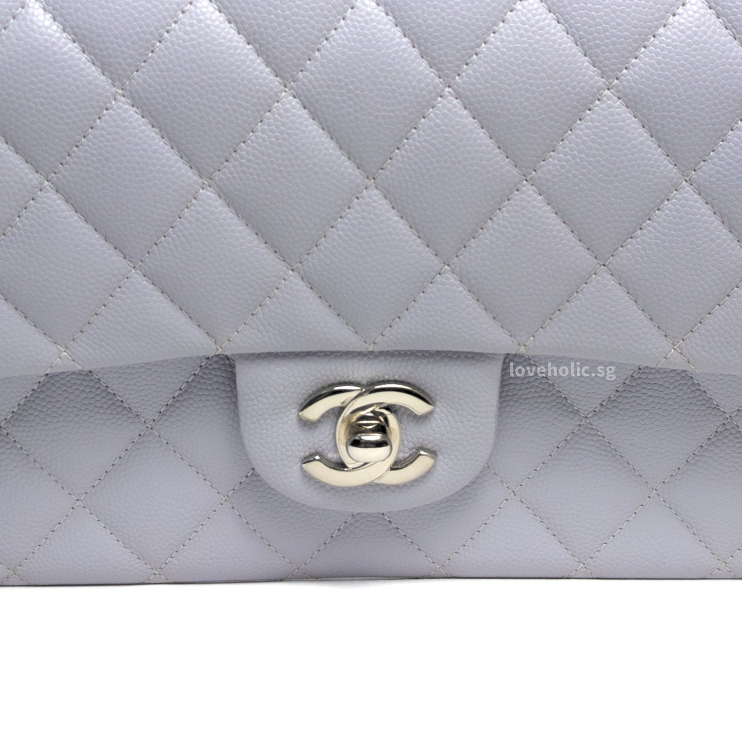 Chanel Classic Flap Medium | 21K Light Purple Caviar Silver Hardware