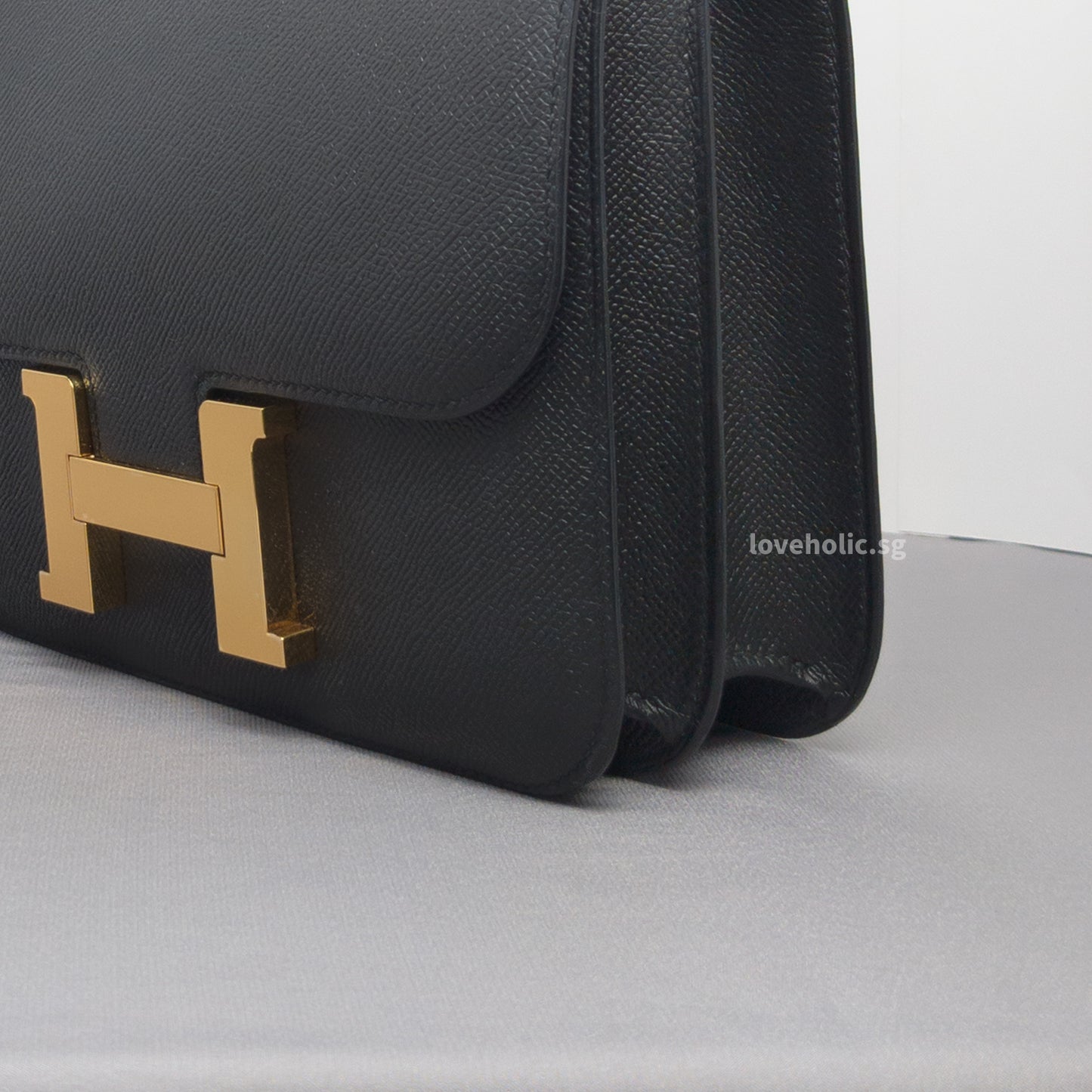 Constance 24 | Black Epsom Gold Hardware