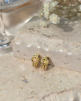 Dior Vintage Earrings CD Gold Hardware-main
