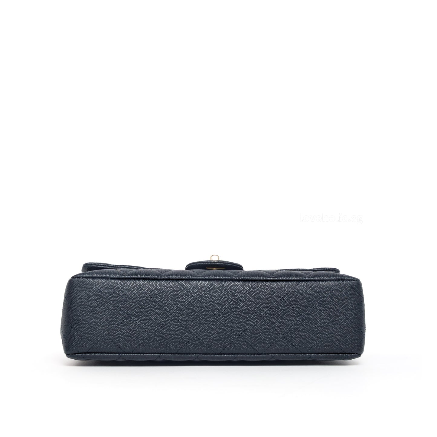 Chanel Classic Flap Medium | 18B Midnight/Navy Blue Caviar Light Gold Hardware