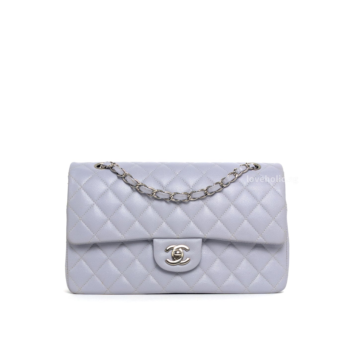 Chanel Classic Flap Medium | 21K Light Purple Caviar Silver Hardware