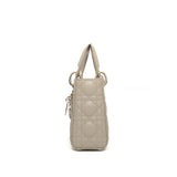 Dior Lady Dior Mini | Beige Lambskin Light Gold Hardware