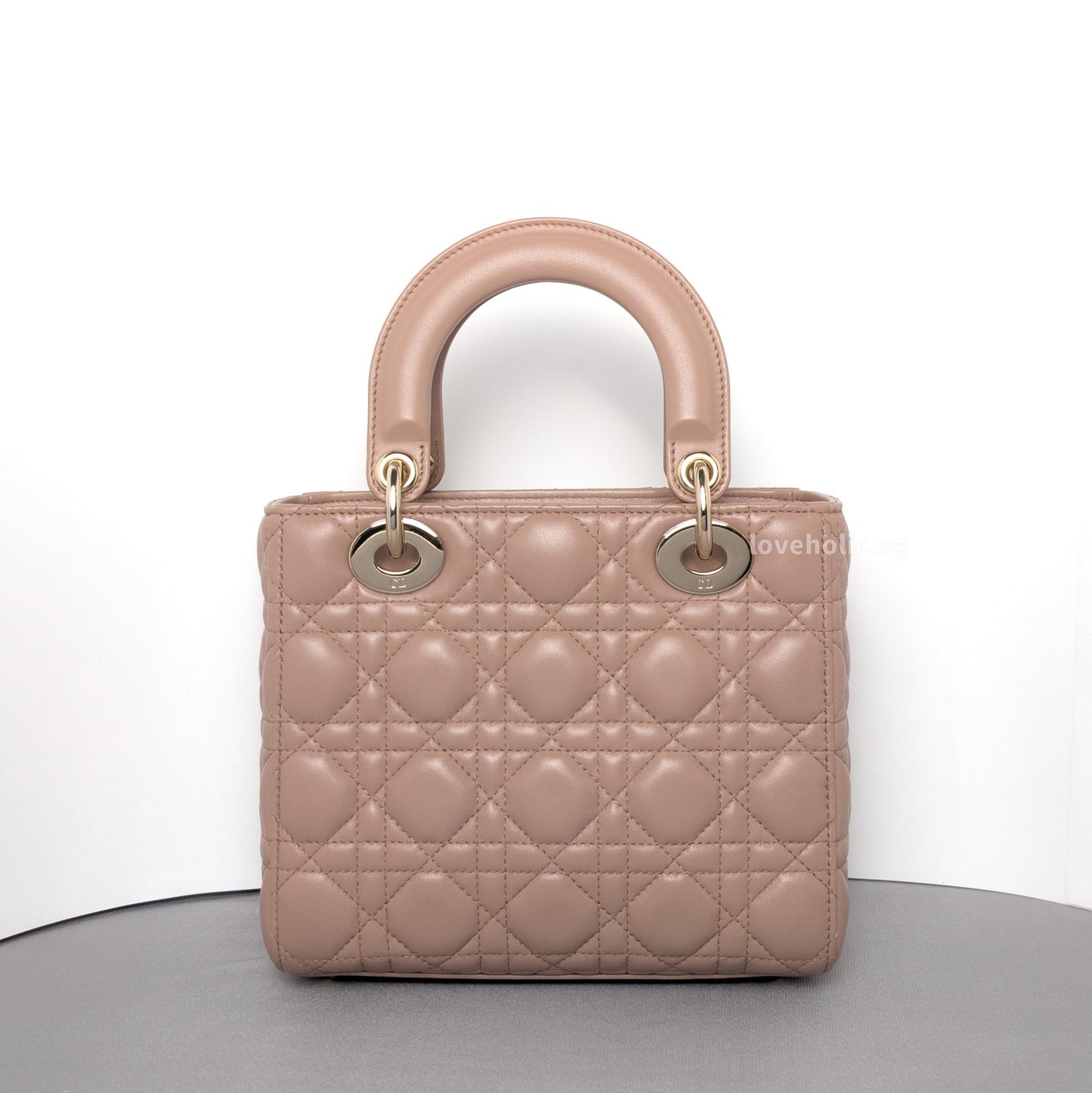 Dior My ABC Lady Dior Small | Blush Lambskin Light Gold Hardware-back