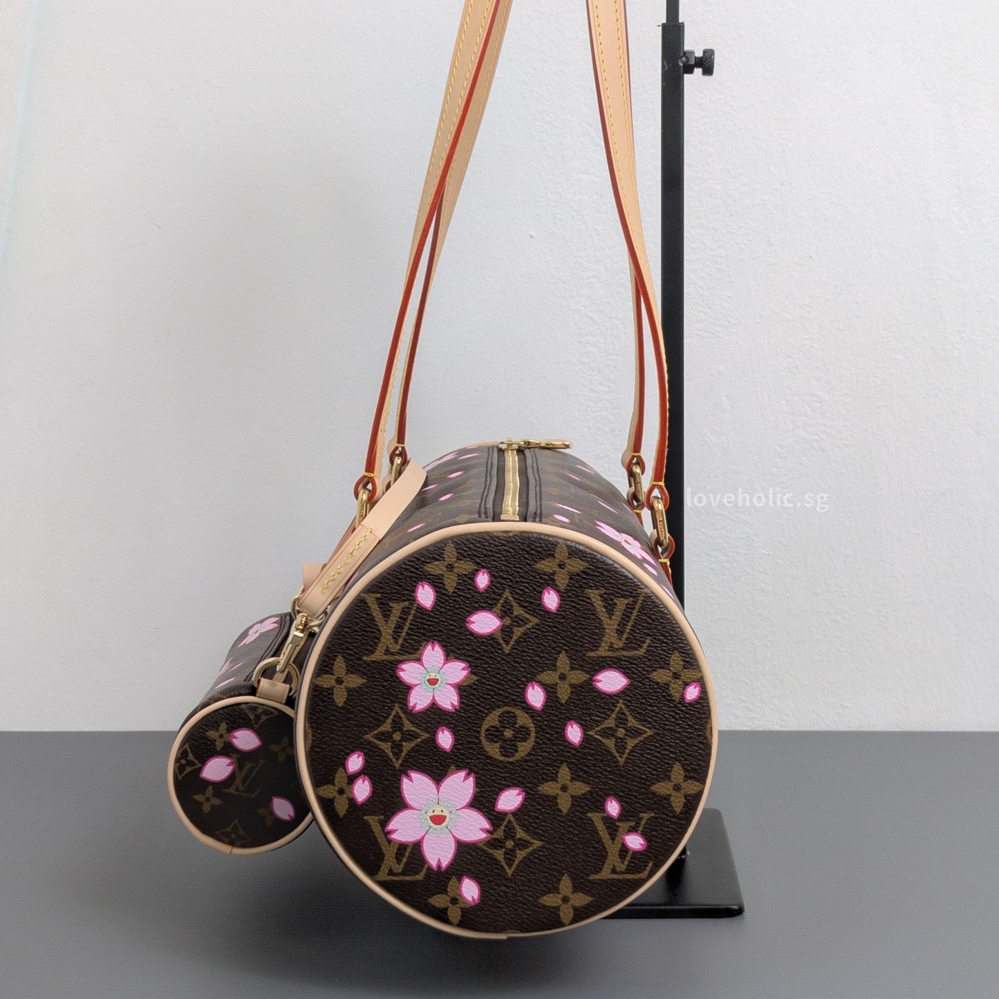 Louis Vuitton LV x TM Takashi Murakami Monogram | Cherry Blossom Canvas Gold Hardware-details