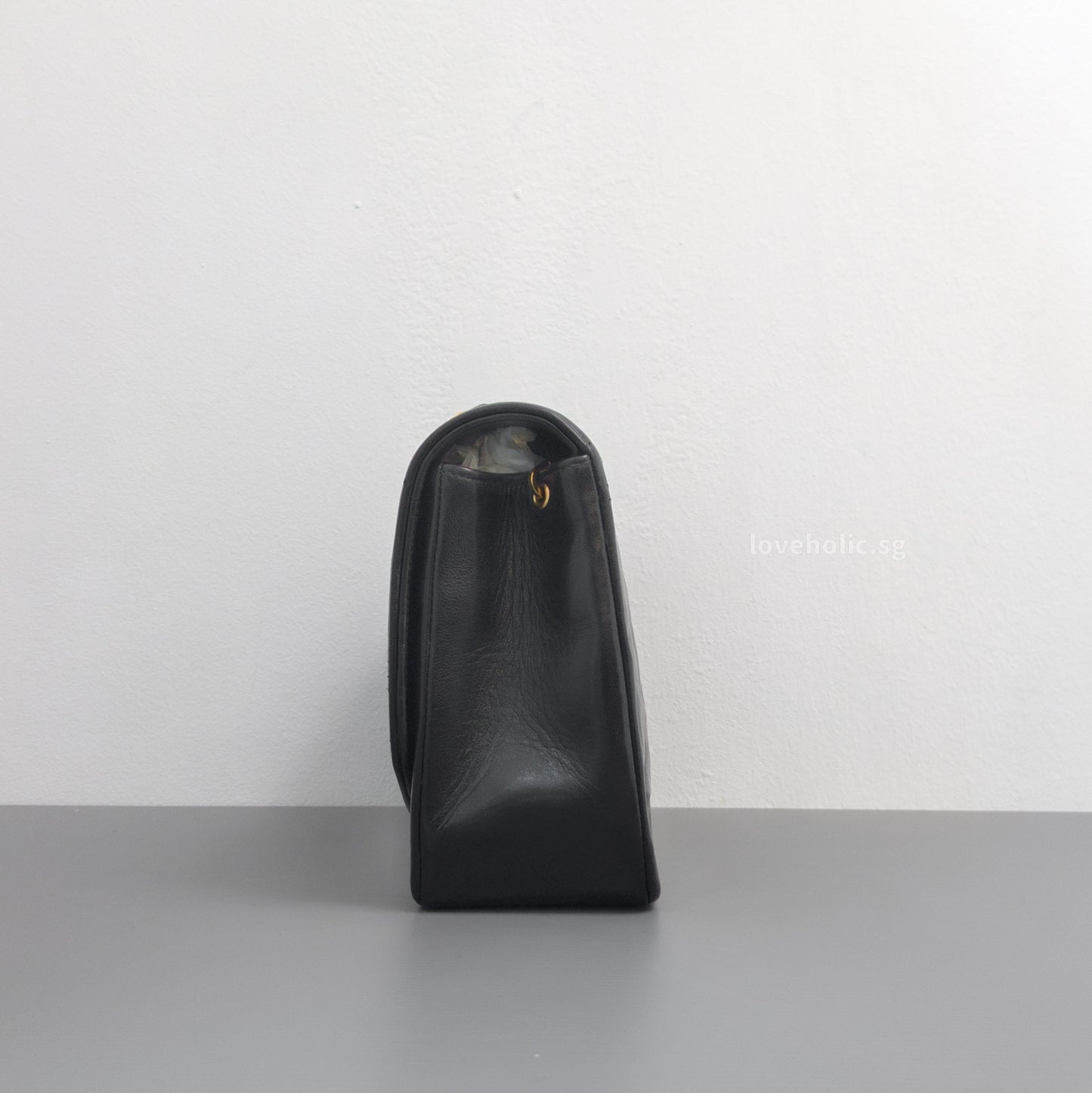 Diana Medium | Black Lambskin 24K Gold Hardware
