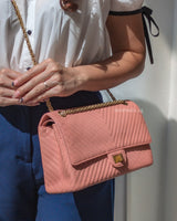 Reissue 2.55 226 Medium | Sakura Pink Calfskin Brushed Gold Hardware