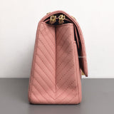 Reissue 2.55 226 Medium | Sakura Pink Calfskin Brushed Gold Hardware