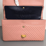 Reissue 2.55 226 Medium | Sakura Pink Calfskin Brushed Gold Hardware