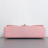 Chanel Classic Flap Chevron Medium | 21S Light Pink Caviar Light Gold Hardware-side