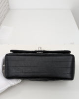 Classic Flap Chevron Mini Rectangle | 17S Black Caviar Silver Hardware