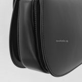 Gucci 1947 Bamboo Top Handle Bag Small | Black Leather Gold Hardware-details