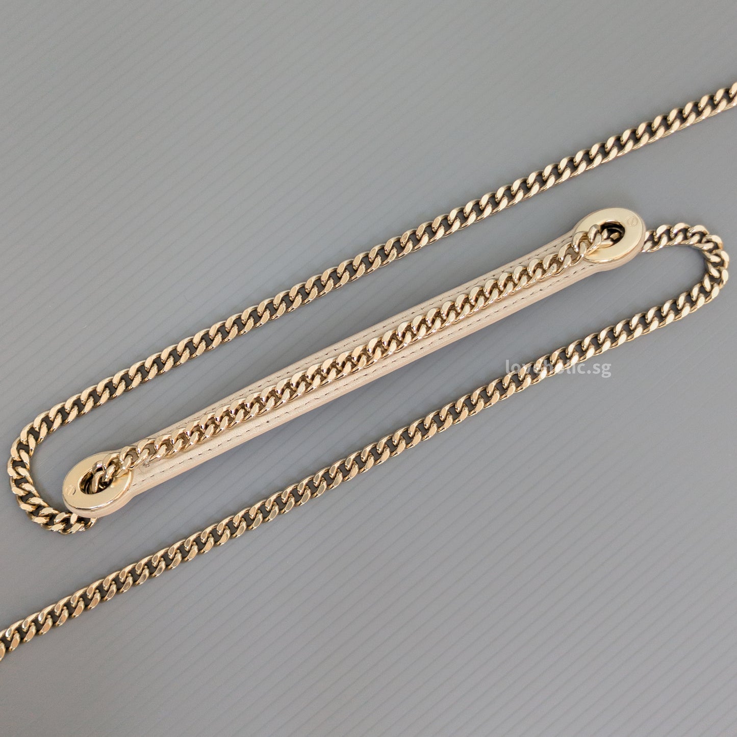 Lady Dior Mini | Powder Beige M51U Lambskin Light Gold Hardware