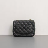 Chanel Classic Flap Mini Square | 17B Black Caviar Gold Hardware-back