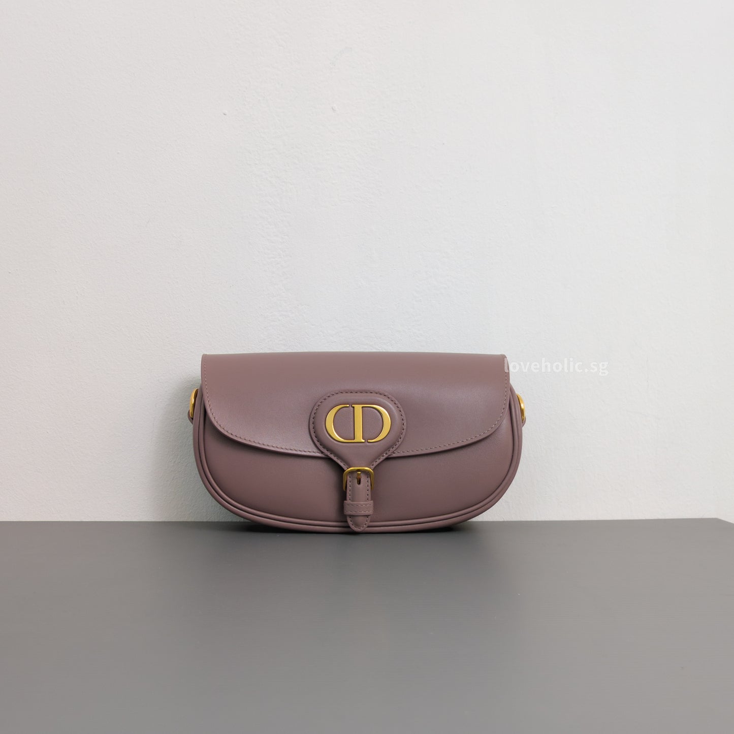 Dior Bobby East-West Peony Pink Calfskin Gold Hardware-front1