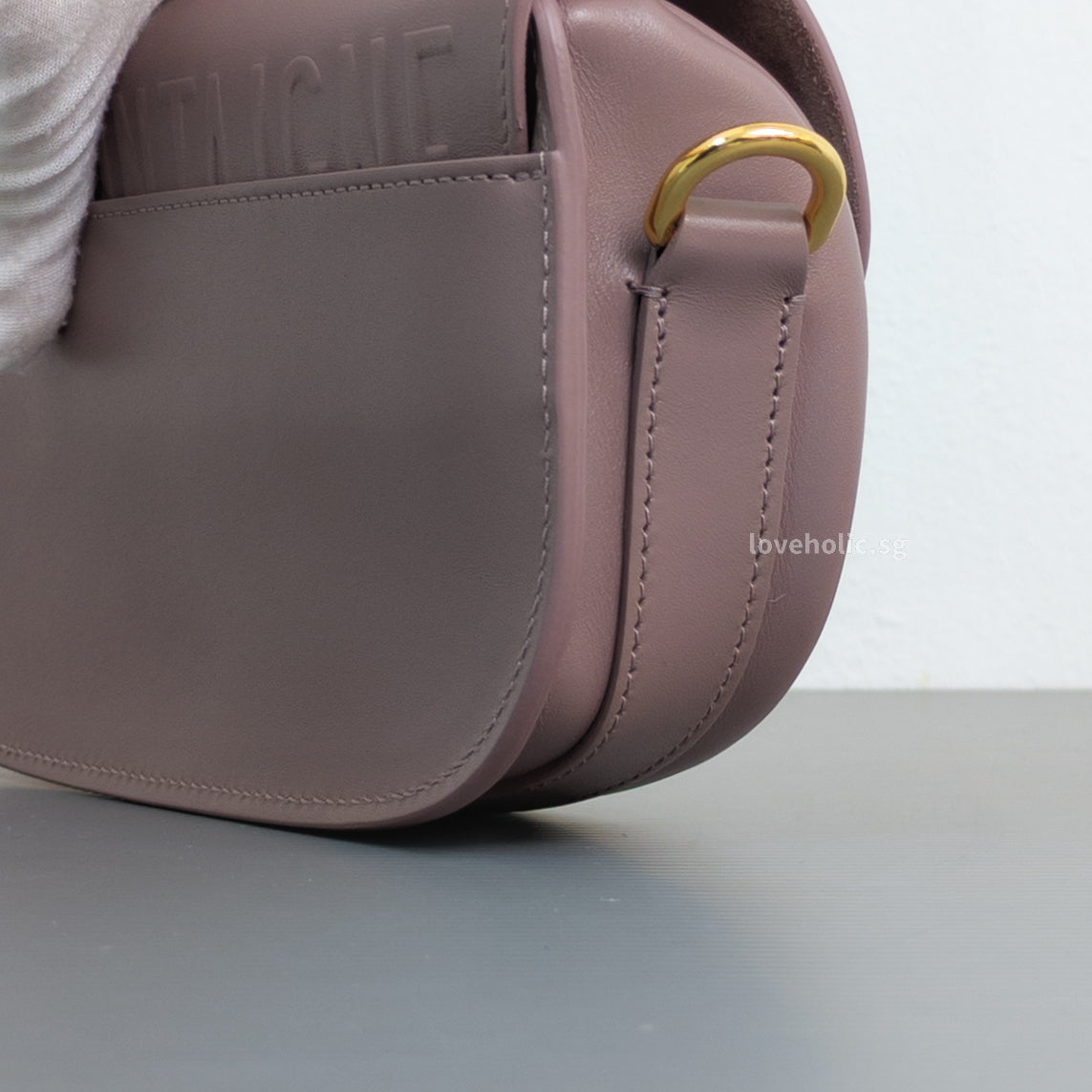 Dior Bobby East-West Peony Pink Calfskin Gold Hardware-details