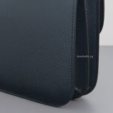 Hermes Constance 18 Mini | 76 Indigo Blue Epsom Gold Hardware-details