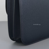 Hermes Constance 18 Mini | 76 Indigo Blue Epsom Gold Hardware-details