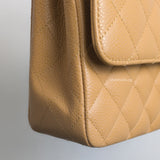 Vintage Classic Flap Medium | Dark Beige Caviar Silver Hardware