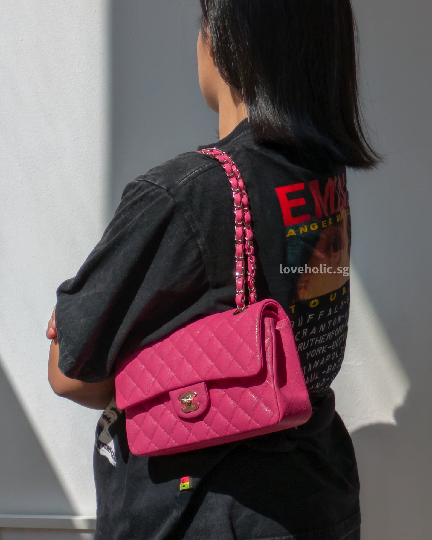 Classic Flap Small | 20S Bubblegum Pink Caviar Light Gold Hardware