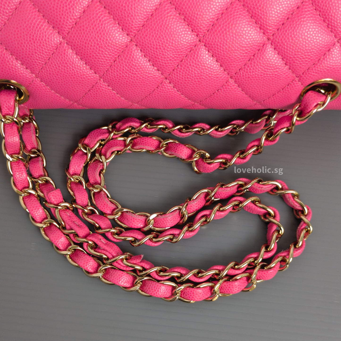 Classic Flap Small | 20S Bubblegum Pink Caviar Light Gold Hardware