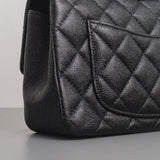 Chanel Mini Rectangle with Top Handle 21S Black Caviar Gold Hardware-details