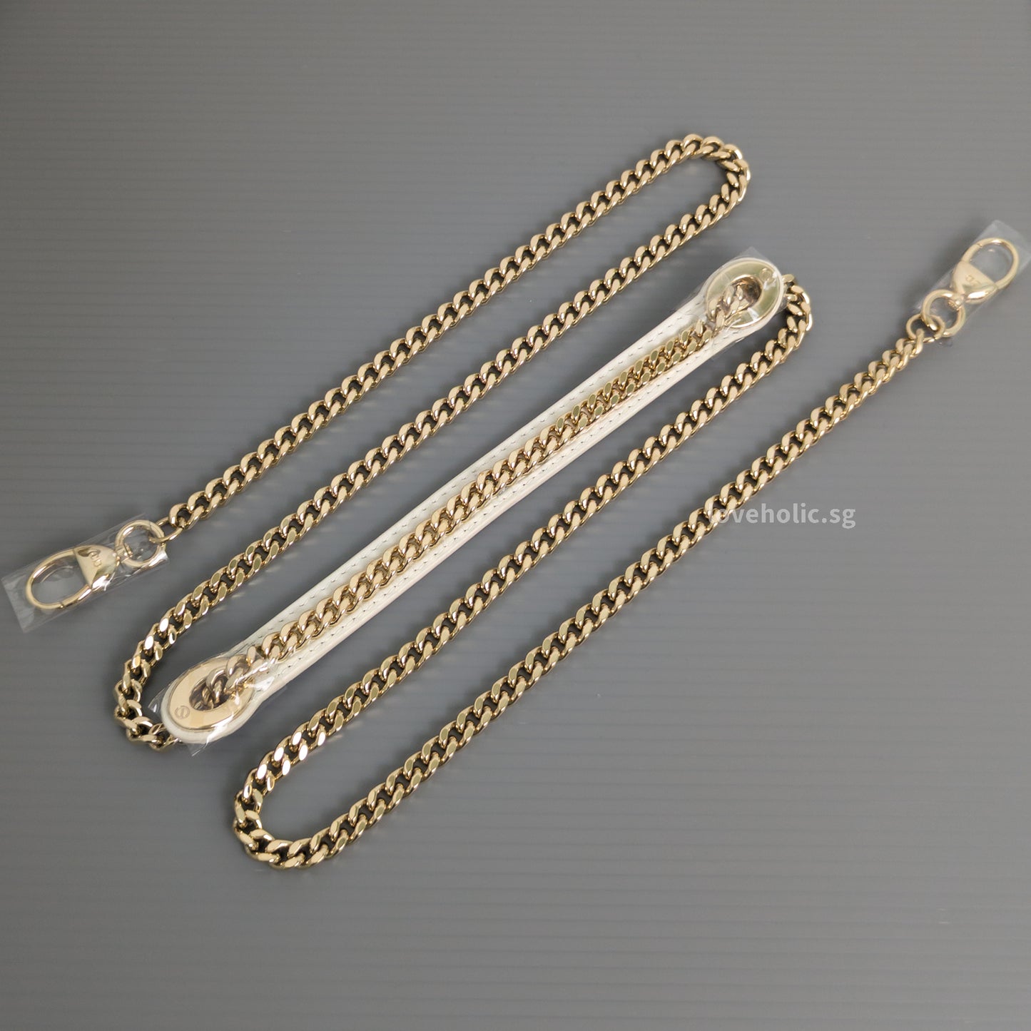 Dior Lady Dior Mini | Latte Lambskin Light Gold Hardware-details