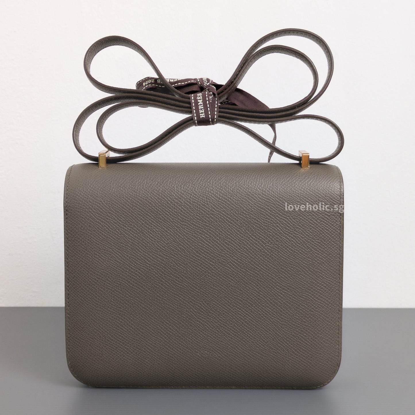 Constance 18 Mini | Etain Epsom Gold Hardware