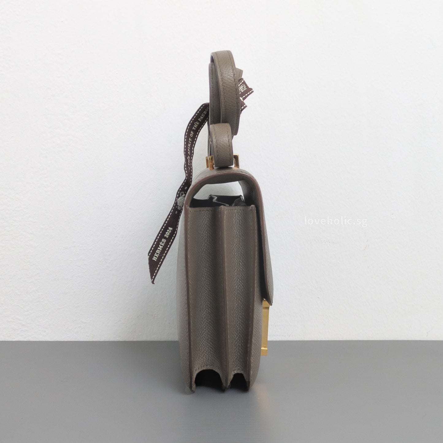 Constance 18 Mini | Etain Epsom Gold Hardware