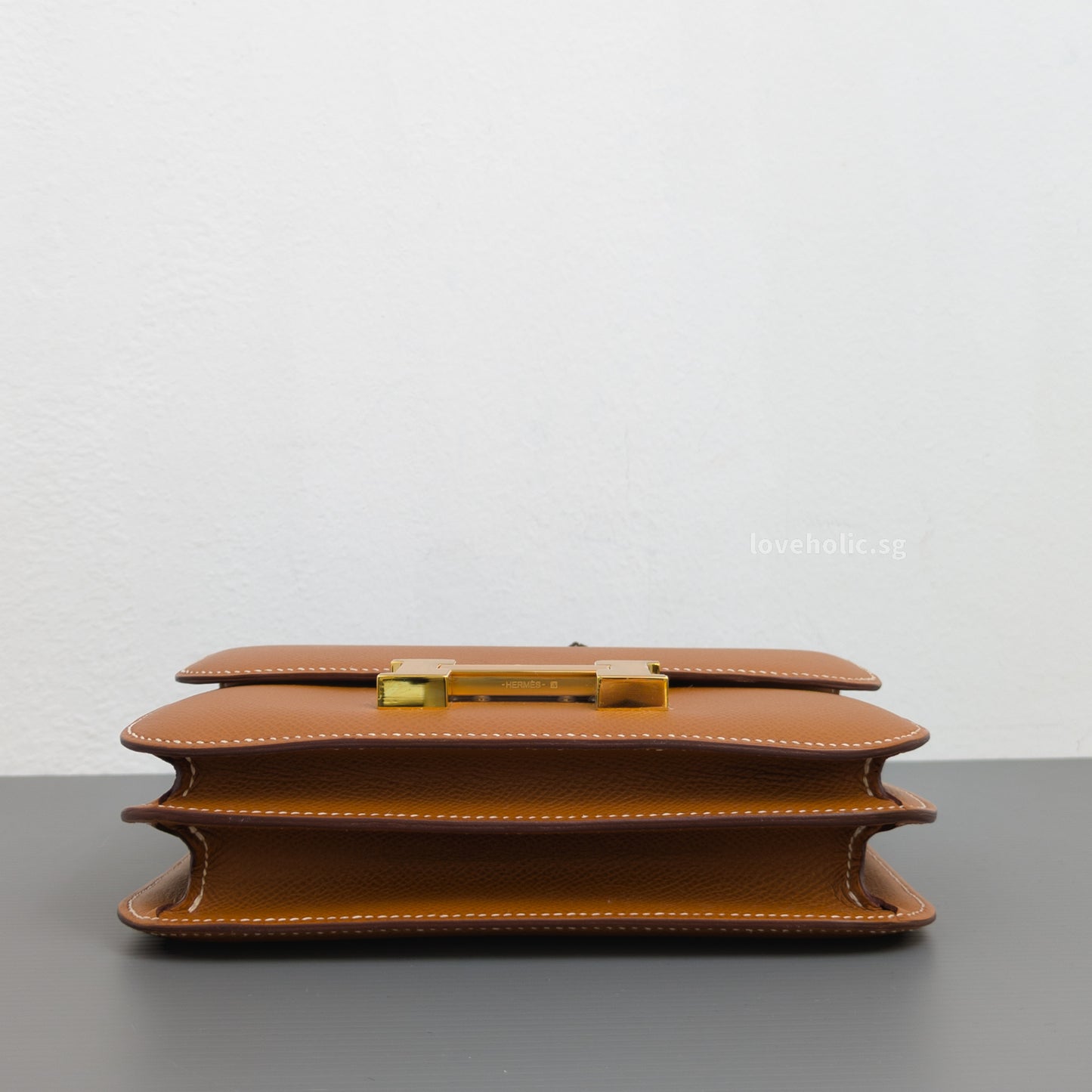 Hermes Constance 18 Mini | Gold Epsom Gold Hardware-details