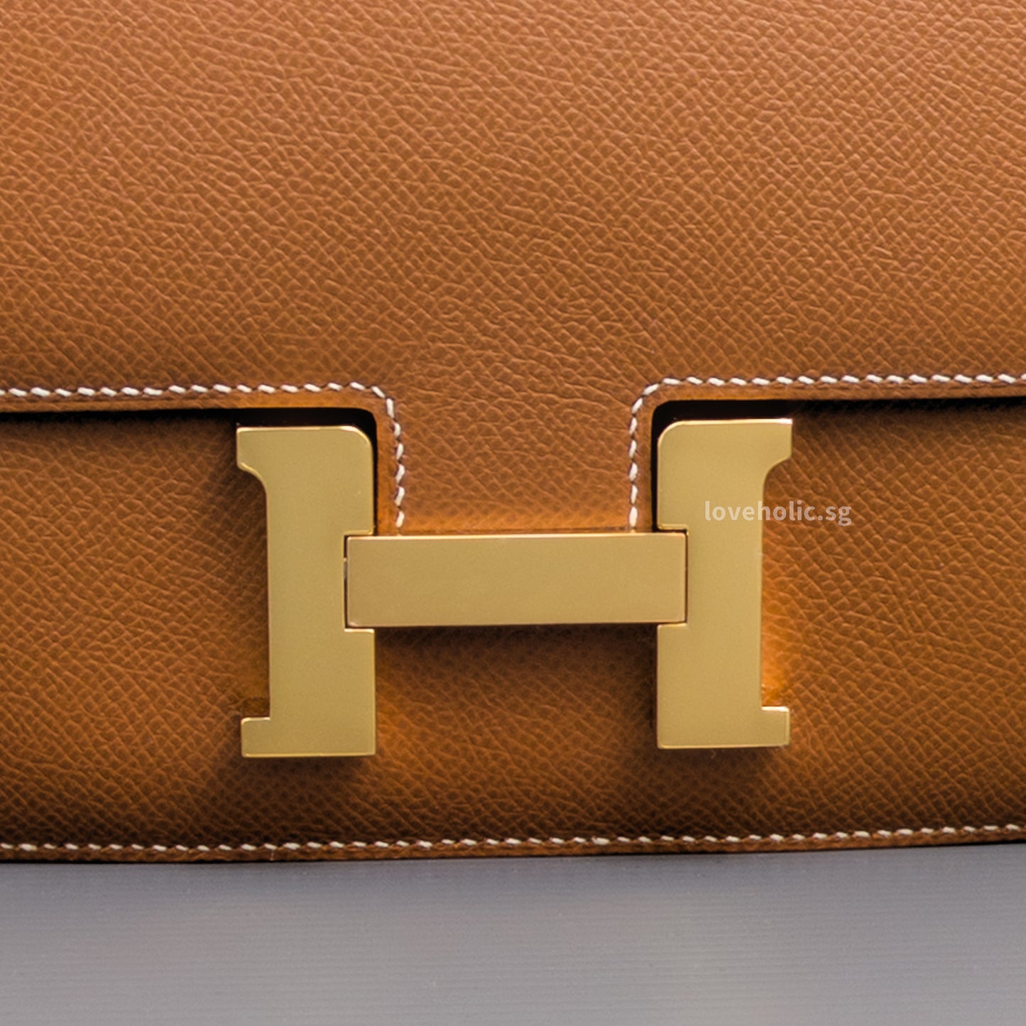 Hermes Constance 18 Mini | Gold Epsom Gold Hardware-details