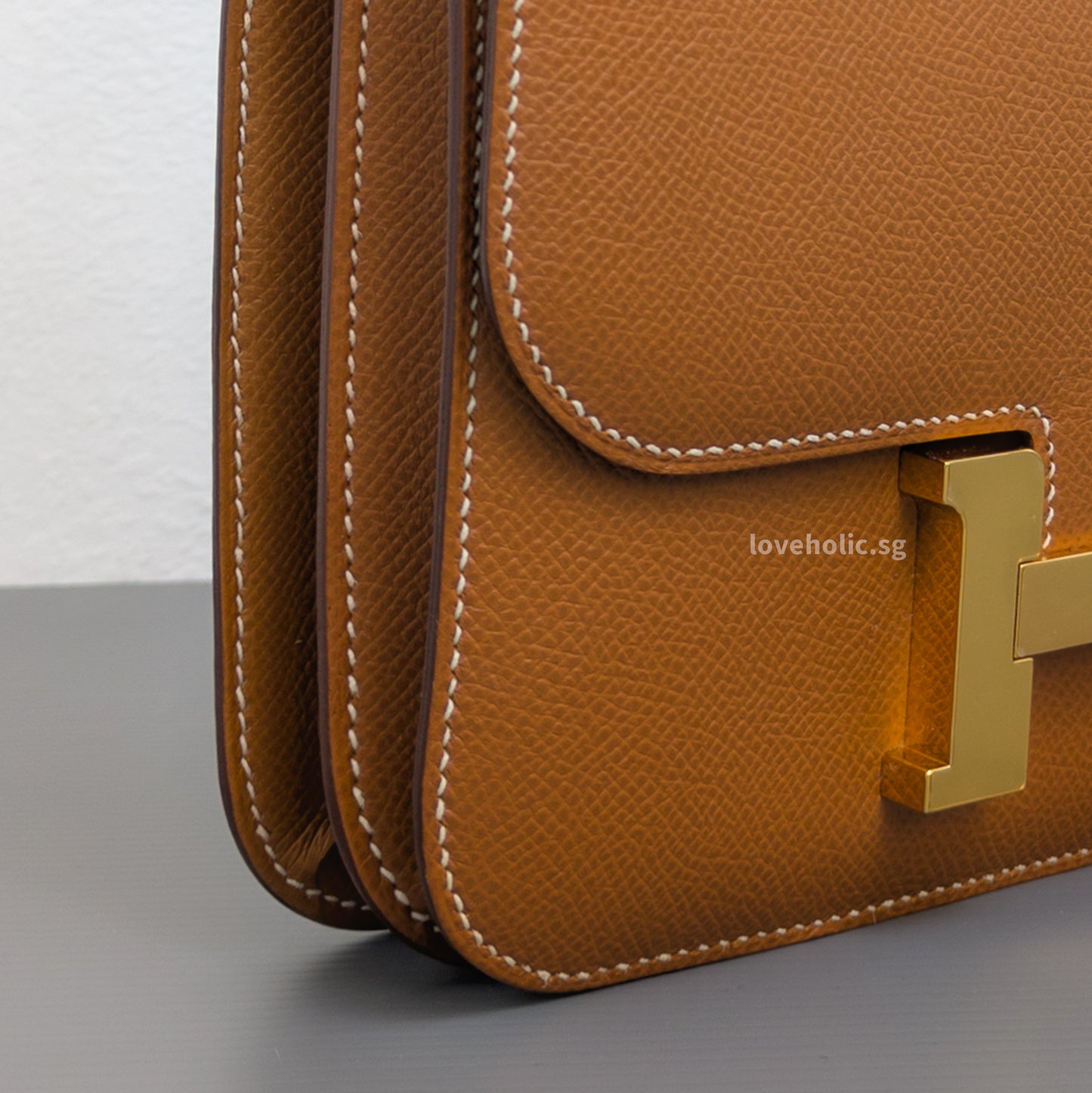 Hermes Constance 18 Mini | Gold Epsom Gold Hardware-details