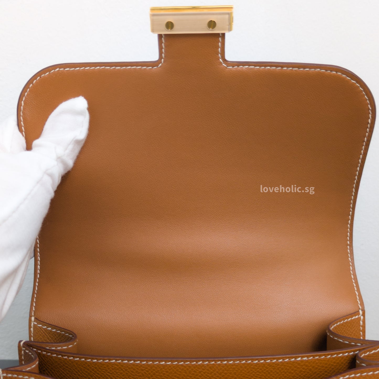 Hermes Constance 18 Mini | Gold Epsom Gold Hardware-details