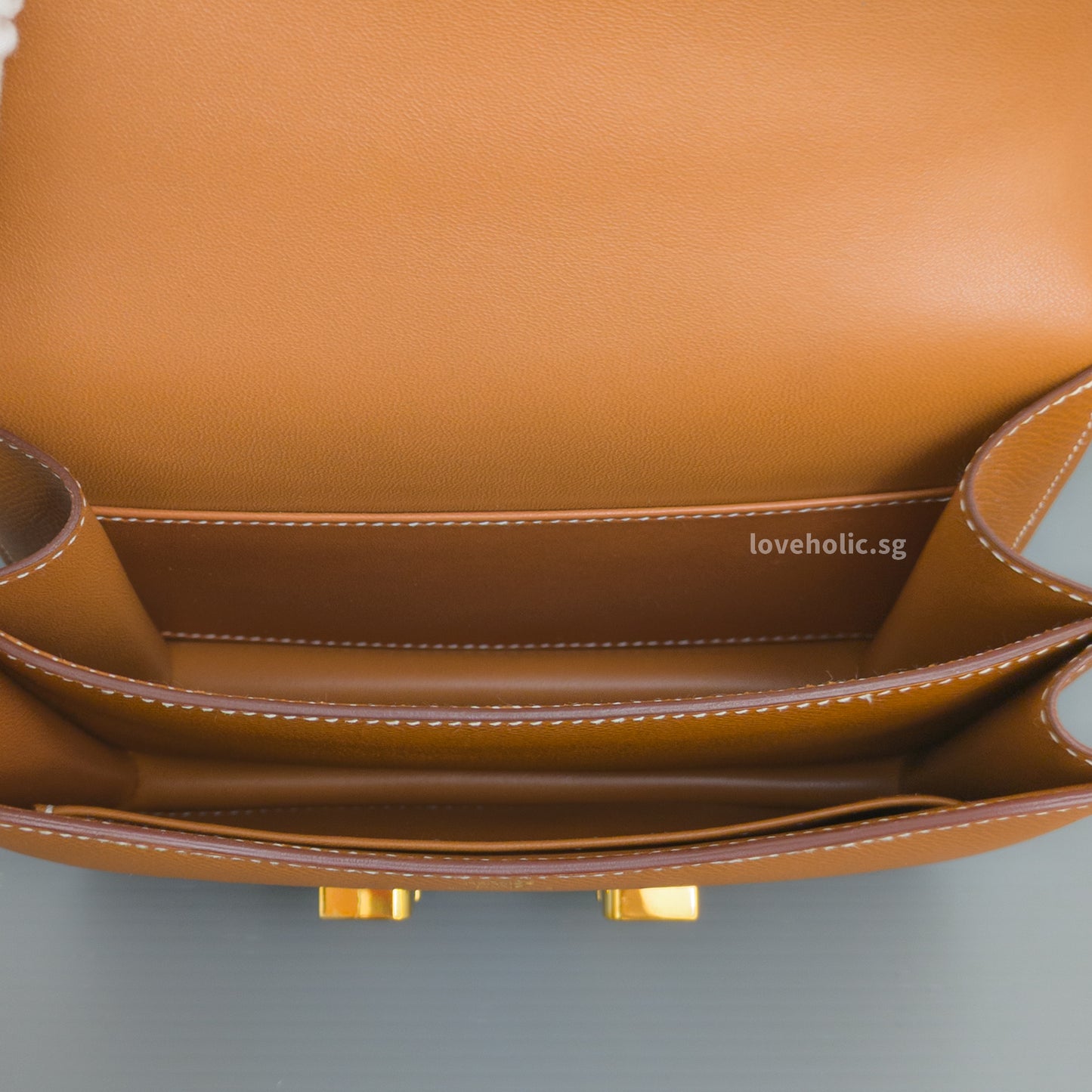 Hermes Constance 18 Mini | Gold Epsom Gold Hardware-details