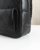 Backpack Mini | 25C SO BLACK Calfskin Black Hardware