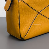Loewe Puzzle Mini | Sunflower Calfskin Silver Hardware-details