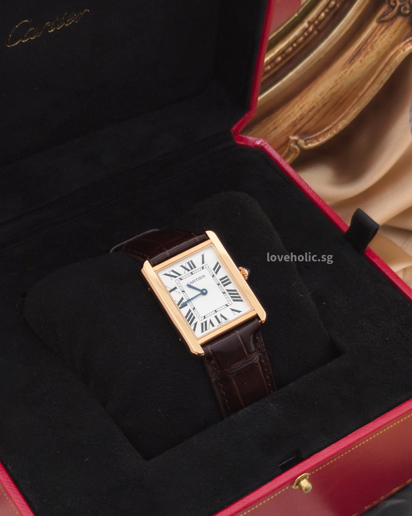Cartier Tank Solo | W5200025 Steel & Rose Gold -front