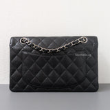 Chanel Classic Flap Small | Black Caviar Silver Hardware-back