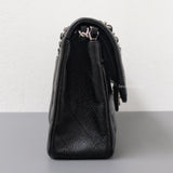 Chanel Classic Flap Small | Black Caviar Silver Hardware-details