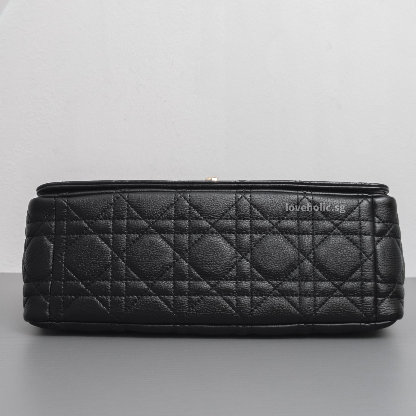 Dior Caro Medium | Black Calfskin Gold Hardware-details