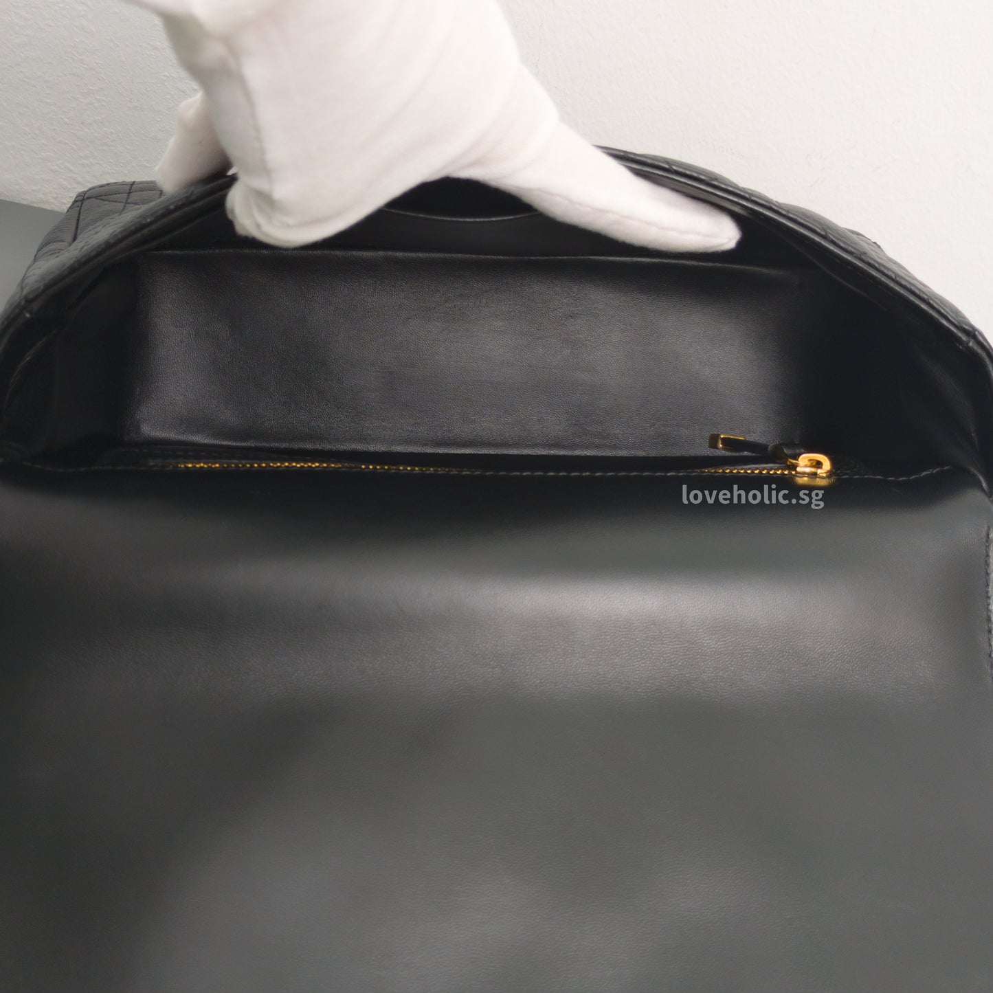 Dior Caro Medium | Black Calfskin Gold Hardware-details