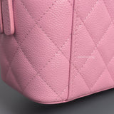 Top Handle Vanity On Chain "Pick Me Up" 22S | Pink Caviar Brushed Gold Hardware