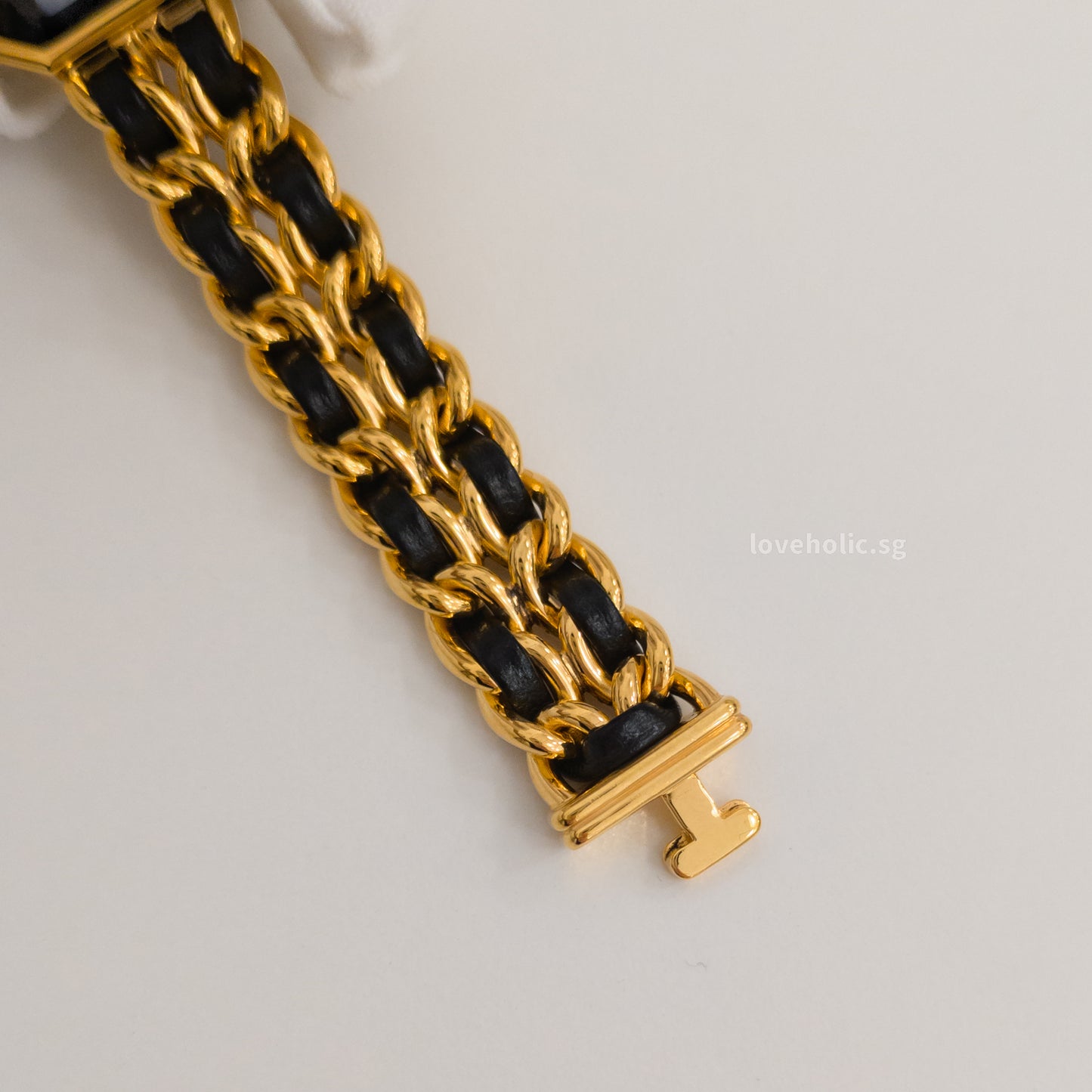 Chanel Vintage Premiere Watch 1987 Size M | 24K Gold Hardware-back