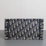 Tote Bag Small | Blue Dior Oblique Embroidery