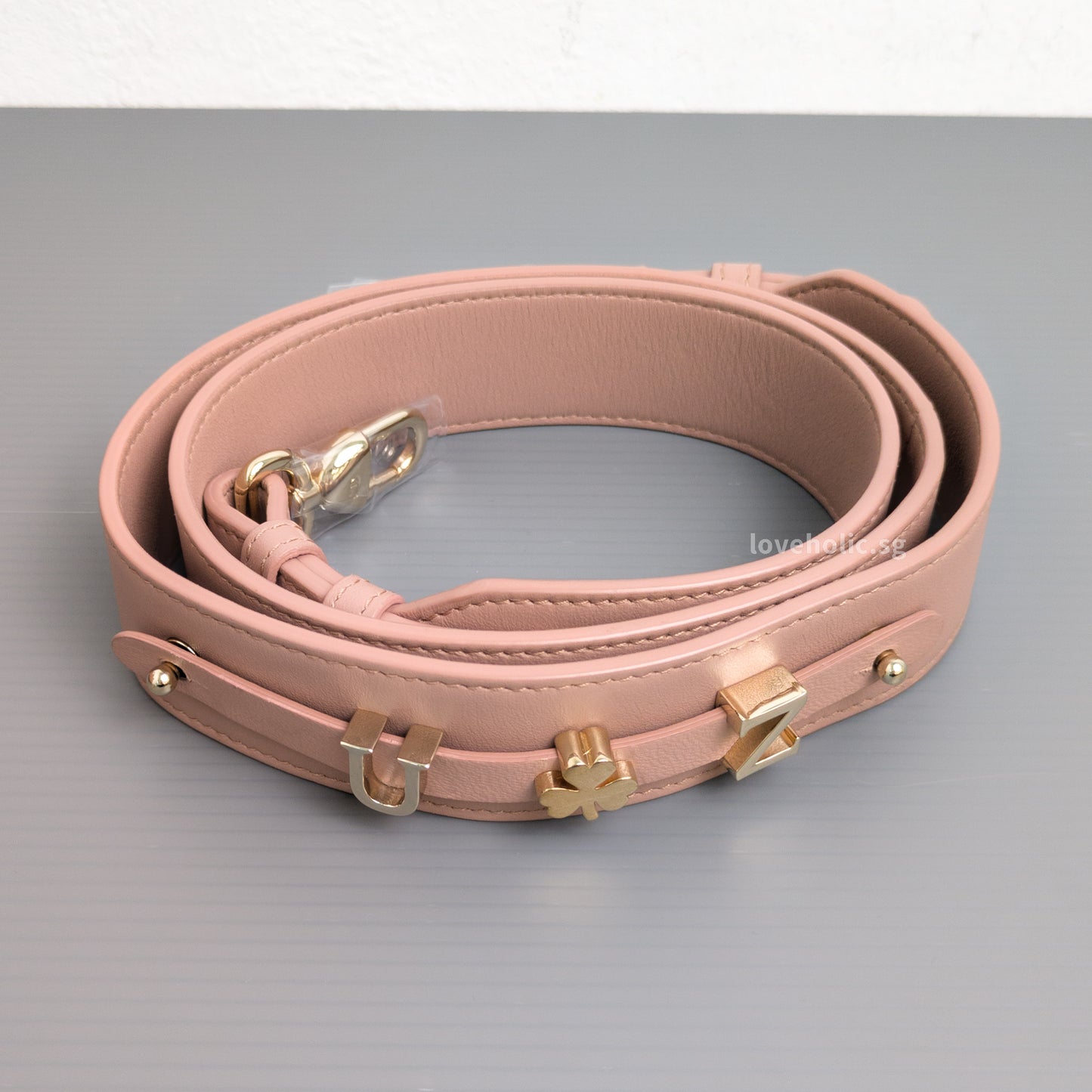 Dior My ABC Lady Dior Small | Blush  Lambskin Light Gold Hardware-details