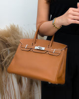 Hermes Birkin Retourne 30 | Gold Togo Palladium Hardware-model