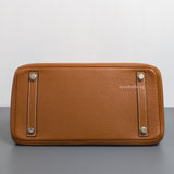 Hermes Birkin Retourne 30 | Gold Togo Palladium Hardware-details