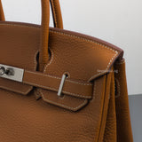 Hermes Birkin Retourne 30 | Gold Togo Palladium Hardware-details